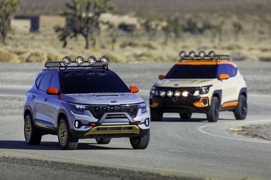  Kia Seltos X-Line Trail Attack Concept 2019 года  (фото 13 из 18)